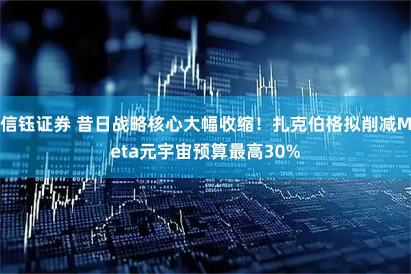 信钰证券 昔日战略核心大幅收缩！扎克伯格拟削减Meta元宇宙预算最高30%